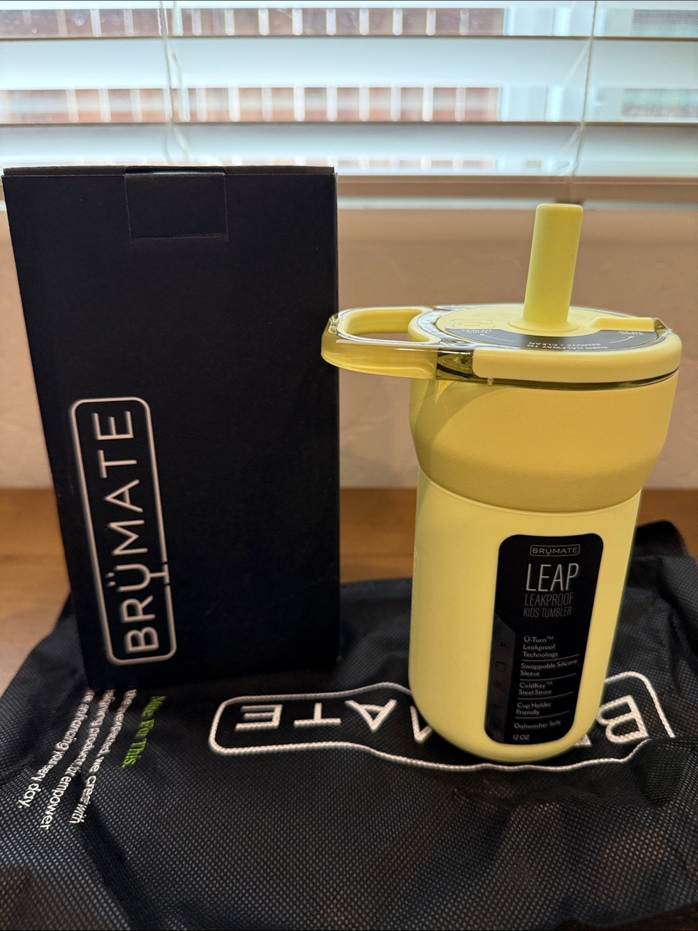 BrüMate Leap 12 oz Leakproof Kids Tumbler Prickly Pear NIB